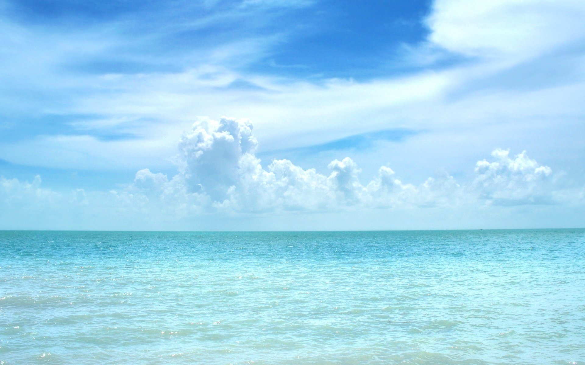 blaues licht wolken ozean wasser himmel meer türkis horizont natur oberfläche