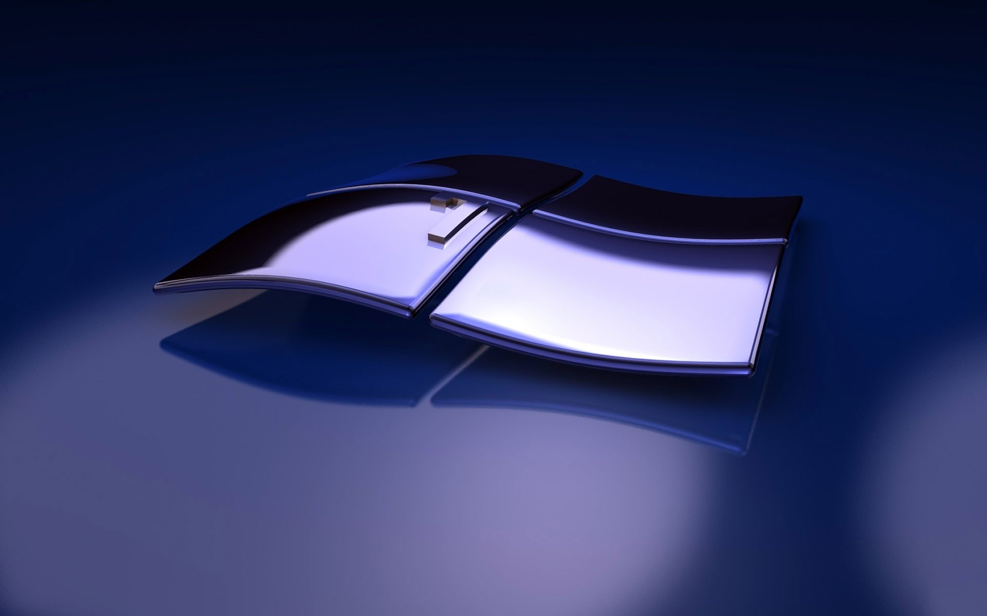 insignia elegante azul siete emblemas logotipos