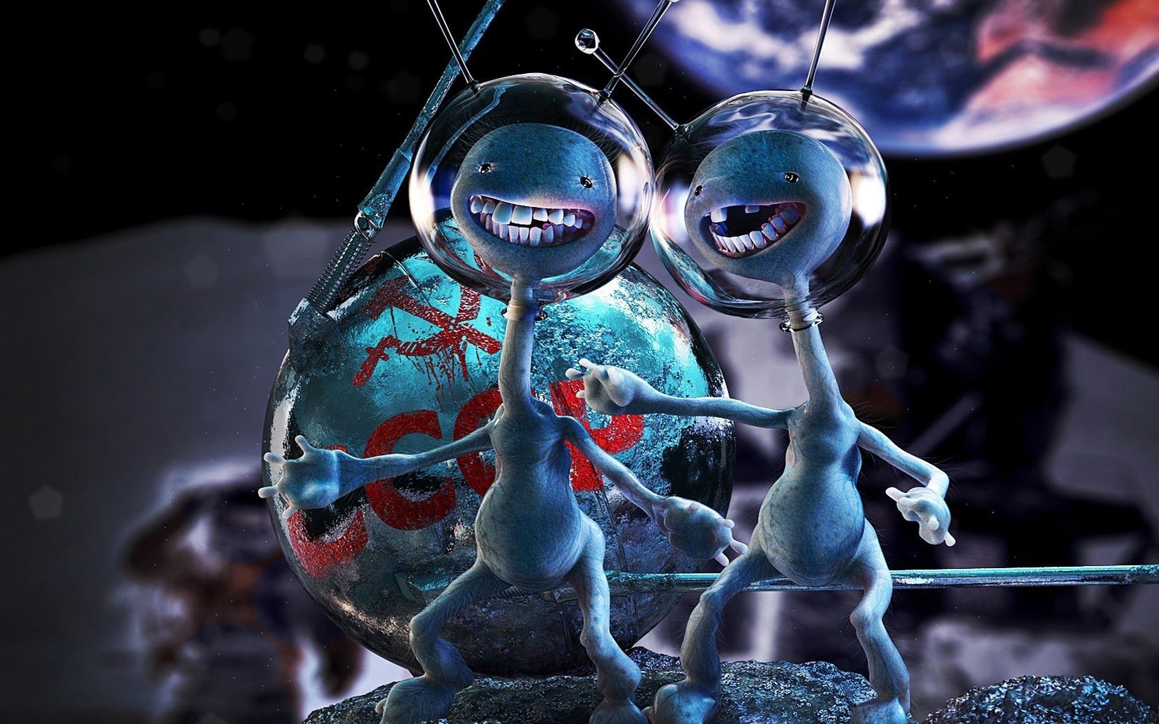 extraterrestres sonrisas bichos raros