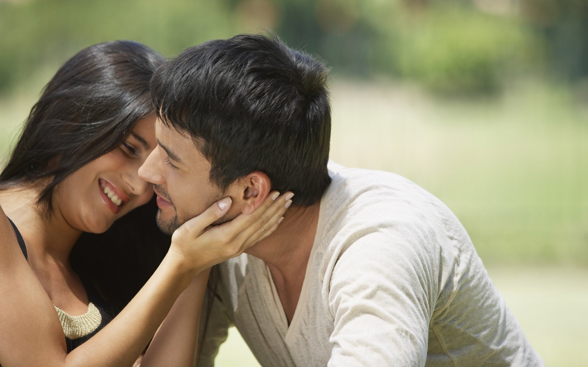the rays of the sun a couple in love care romance tenderness passion feelings love date meeting lovers pair men women