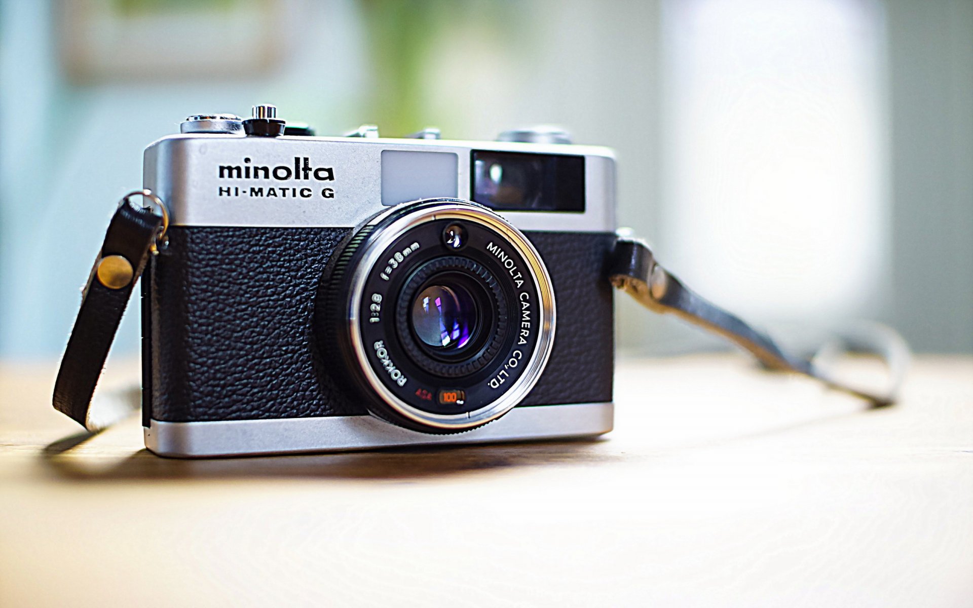 minolta kamera tło