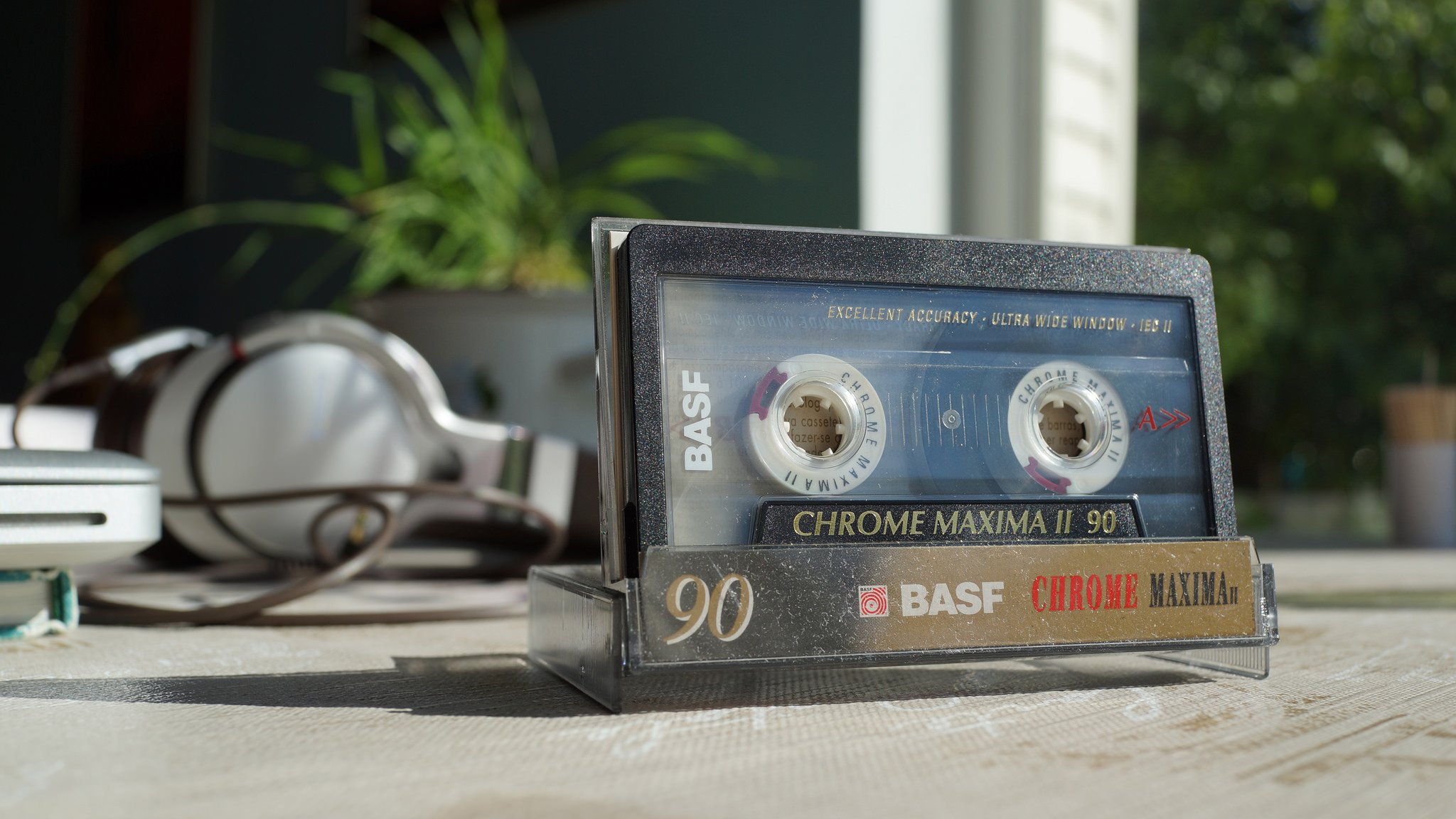 basf cassette música macro