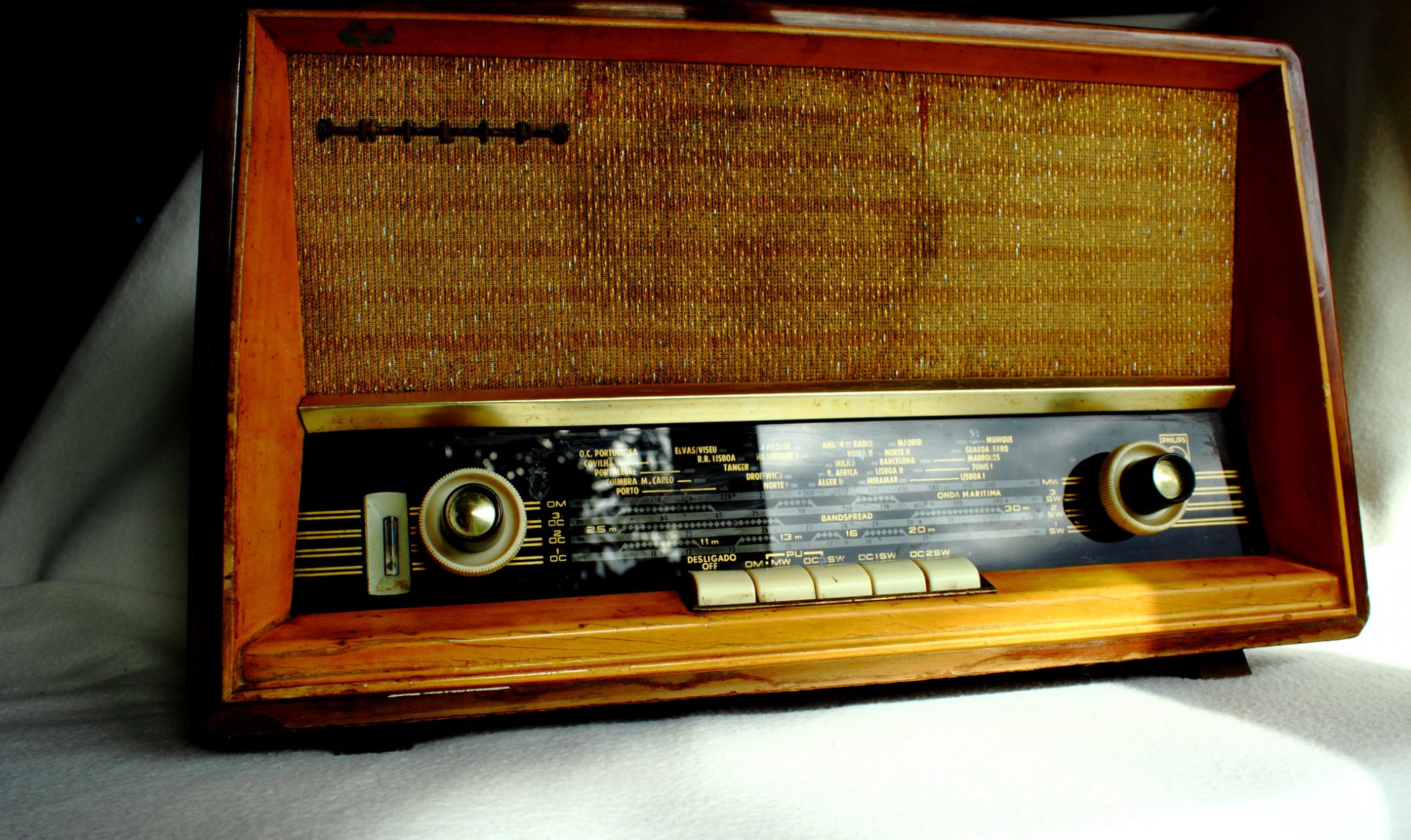 radio récepteur fond