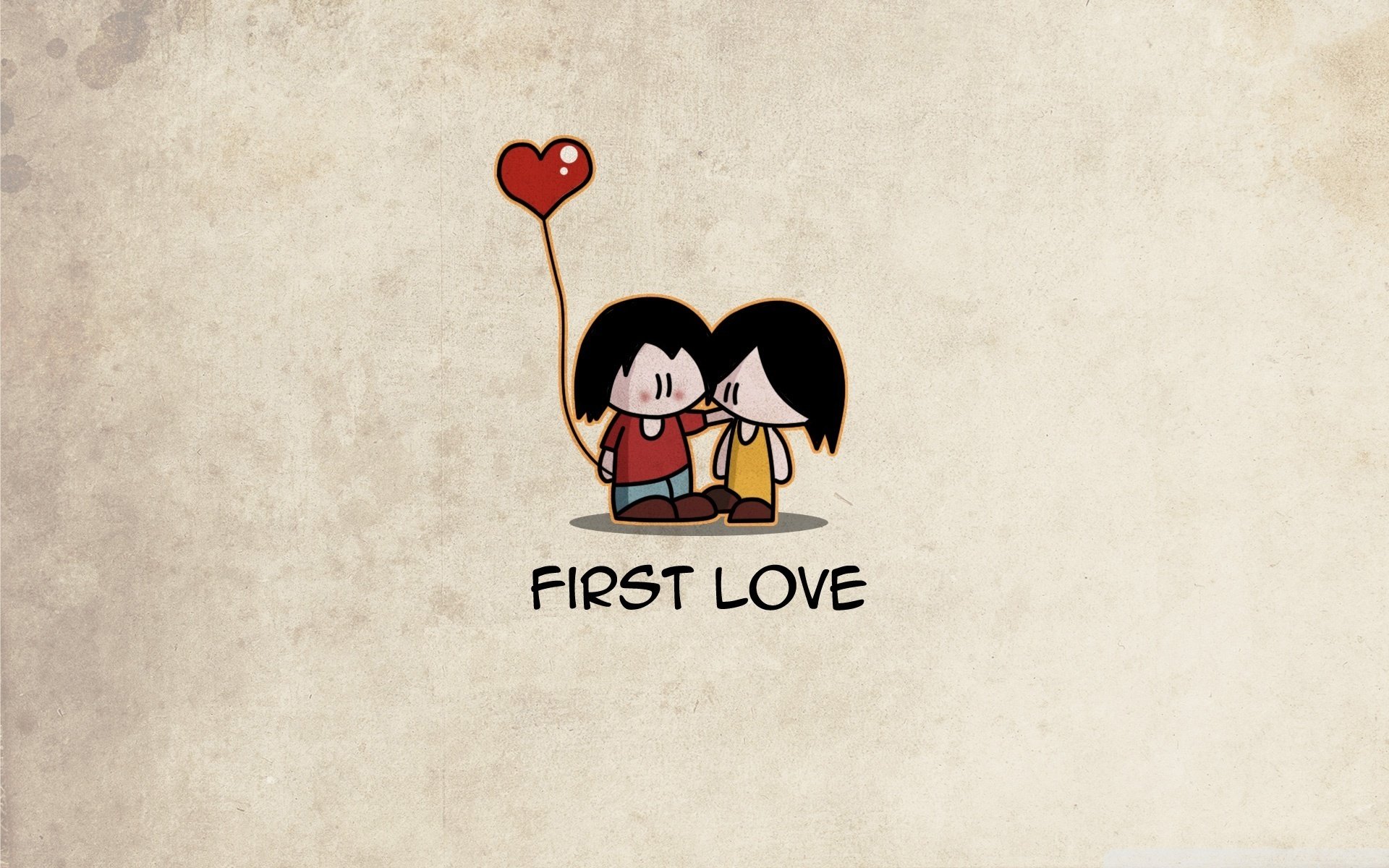 premier amour amour adolescents boule sentiments amour boule coeur couple fond inscription dessins anime