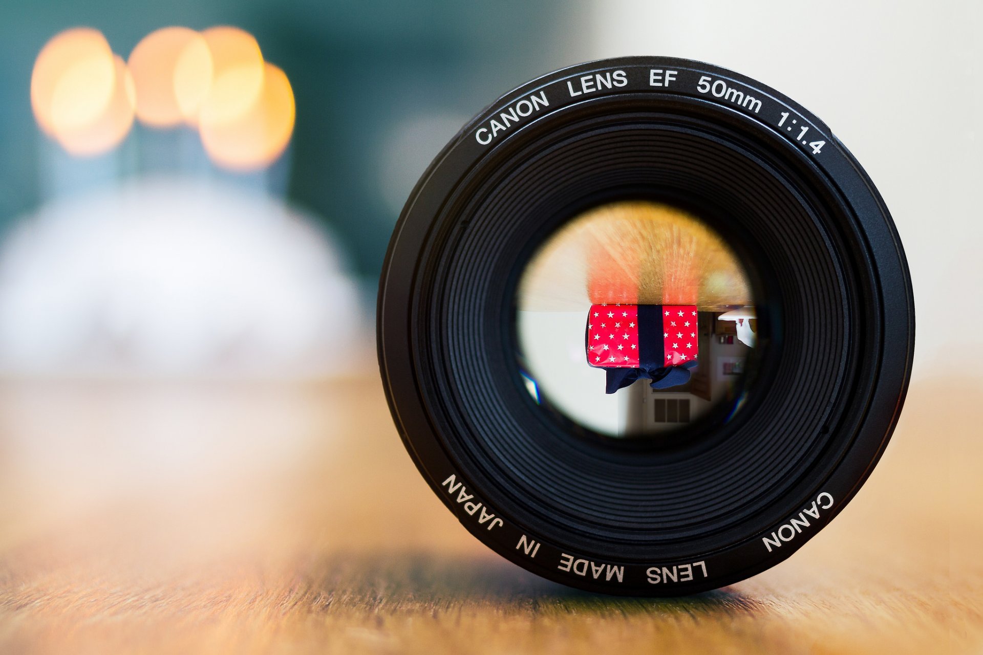canon objektiv spiegel reflexion geschenk zimmer bokeh