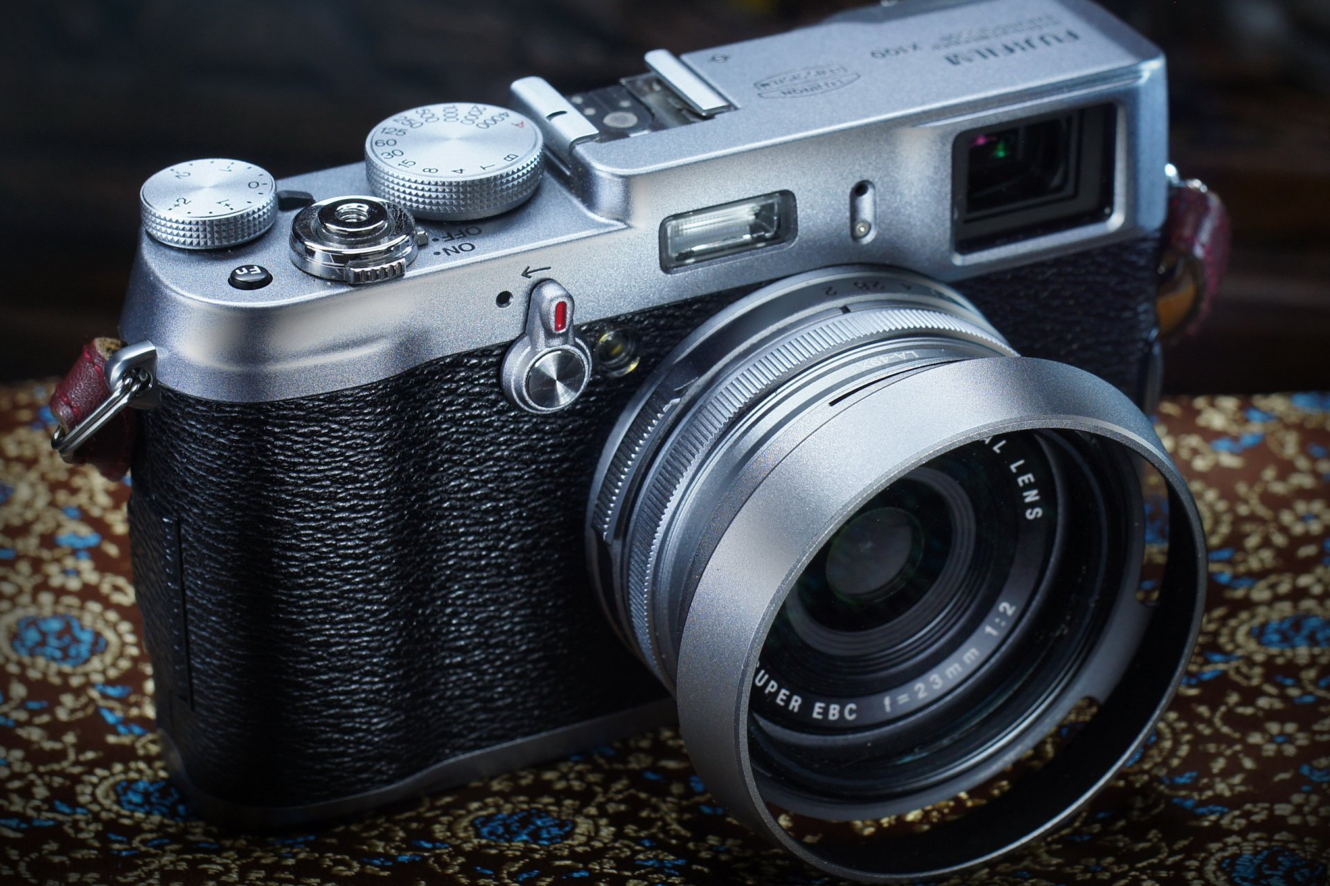 kamera fuji x100 tło
