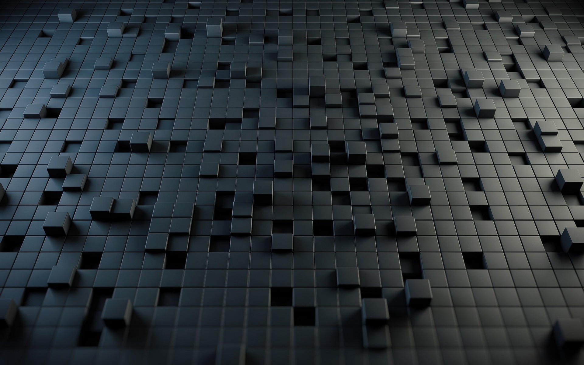cubes cubes noirs noir minimalisme 3d