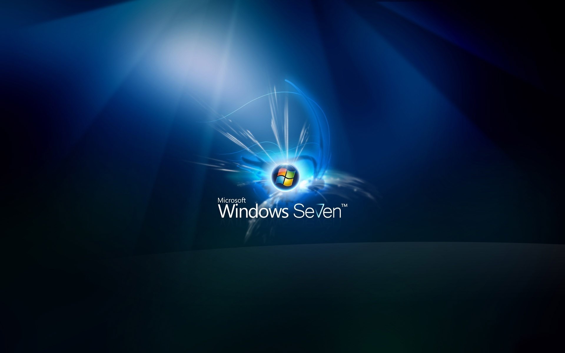 искры windows 7 синие разводы эмблемы логотипы