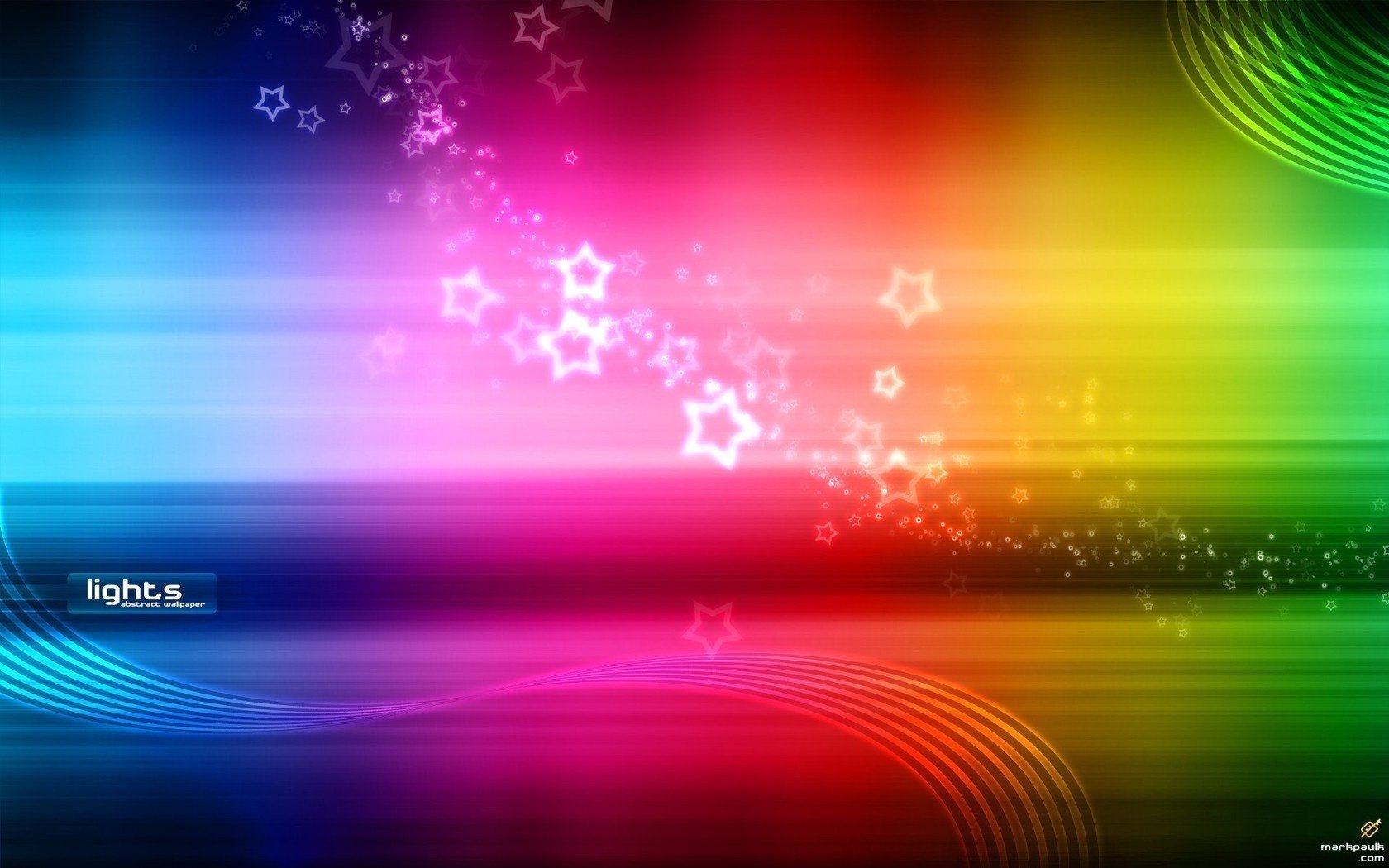 rainbow stripes stars line fantasy color stain