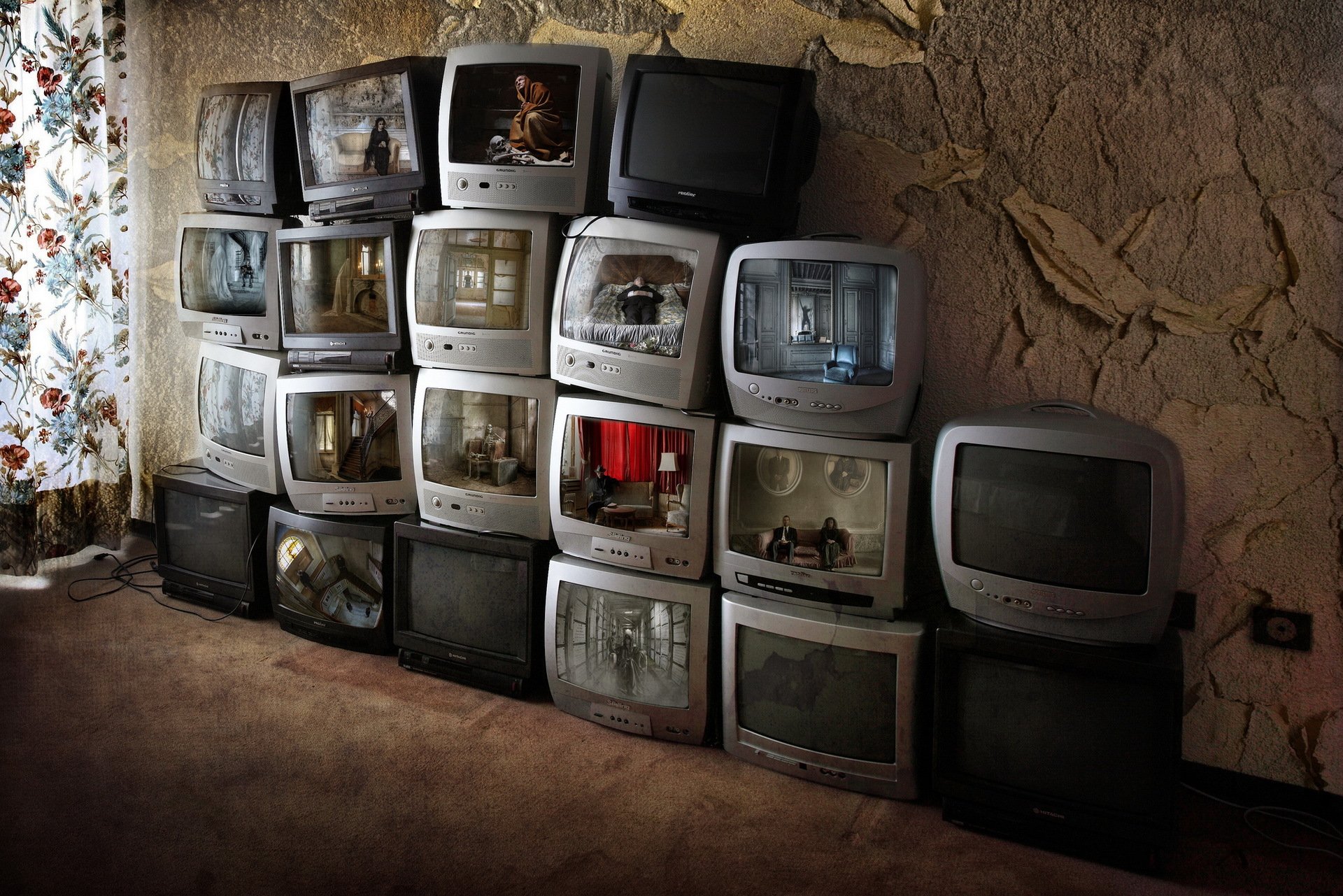 zimmer fernseher hintergrund