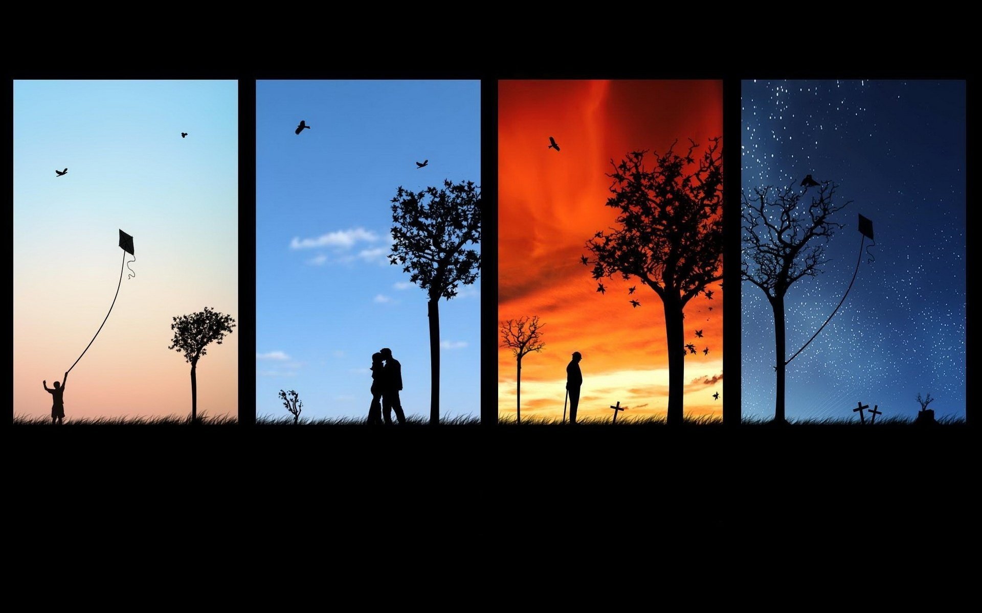 life line four seasons always together romance tenderness passion feelings love date meeting lovers pair men women