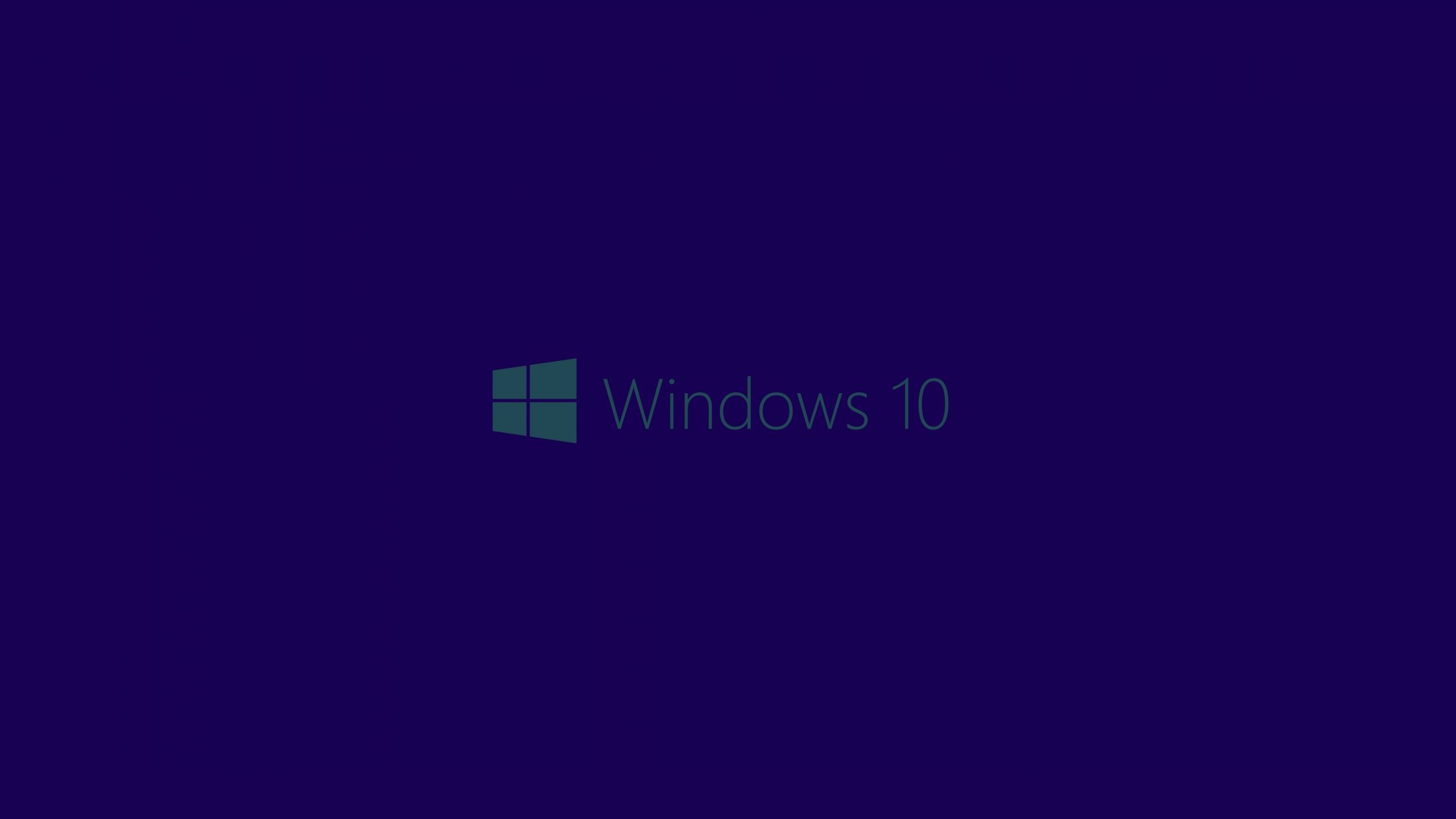 windows 10 fond bleu logo