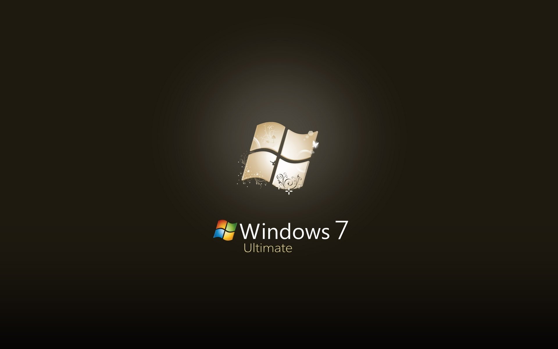 emblema chiaro sfondo nero windows 7 emblemi loghi
