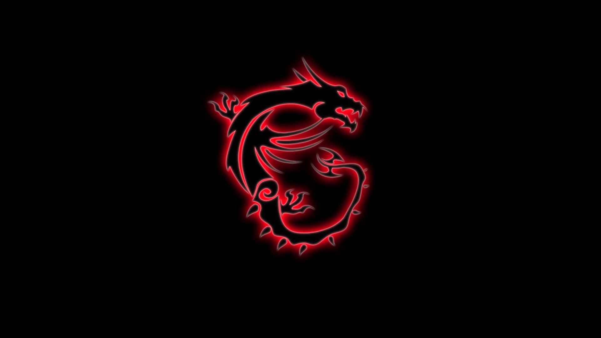 msi micro star international gaming drachen rot spiel roter drache schwarz