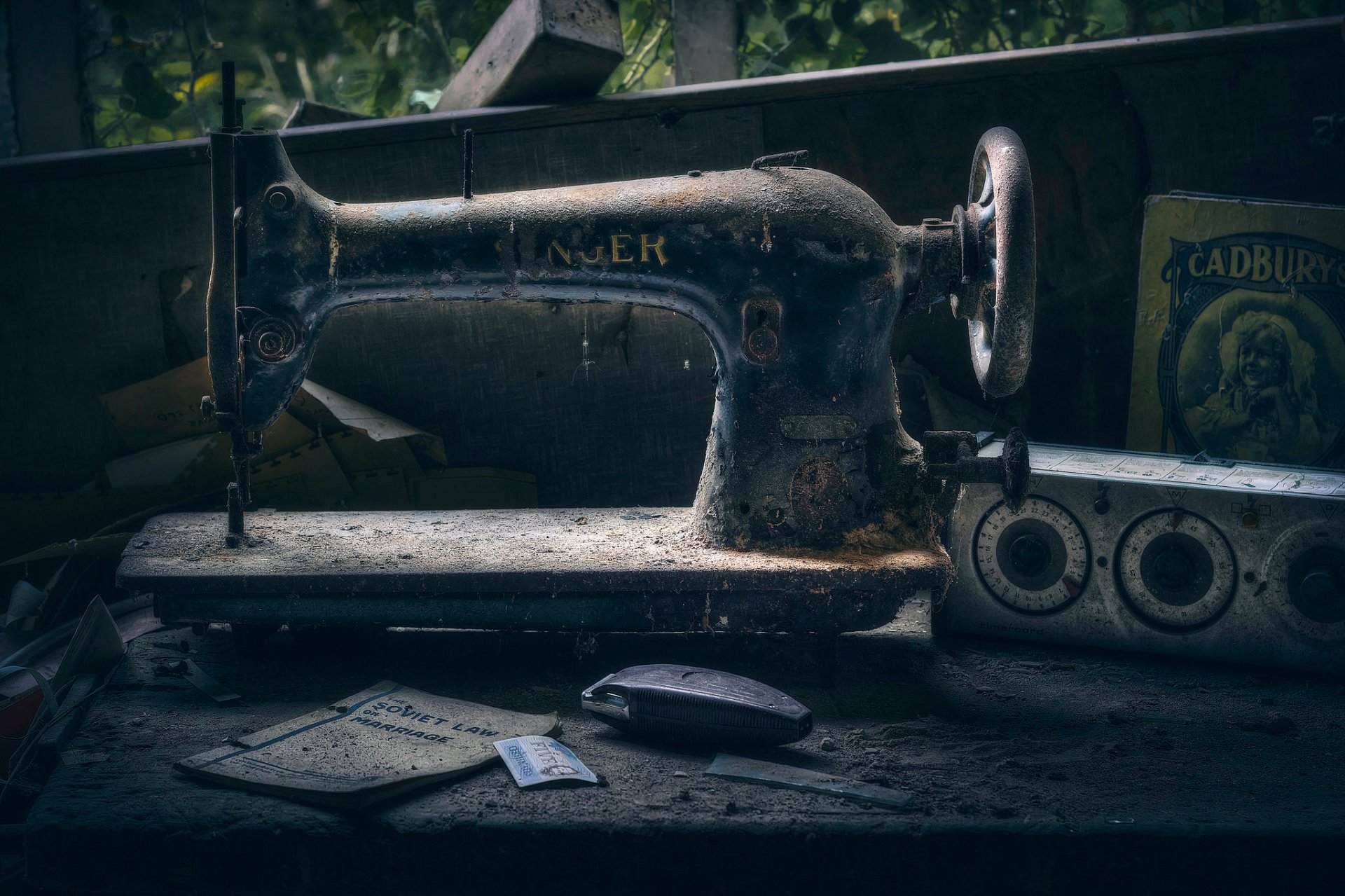 nähmaschine retro rarität jahrhundertstaub