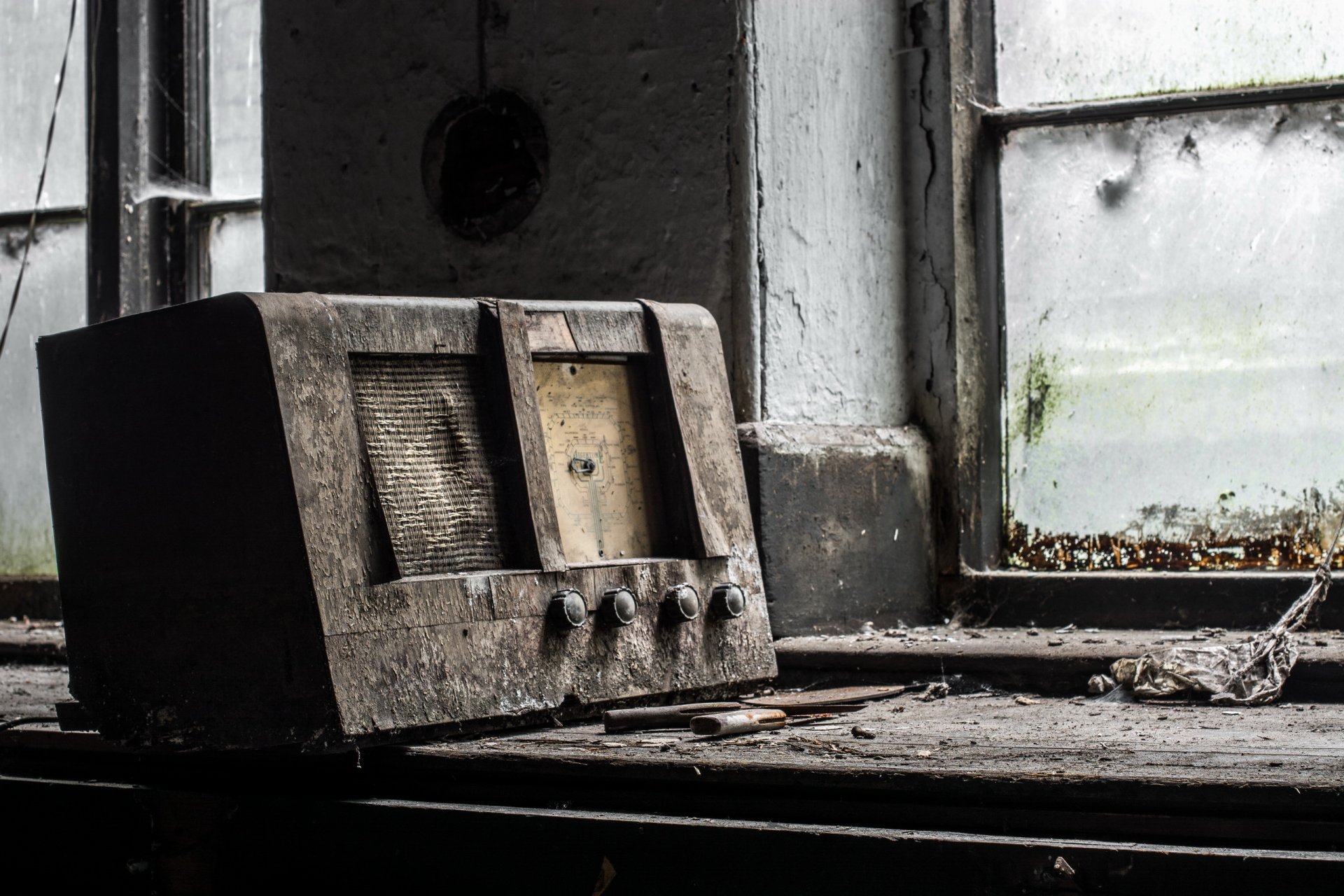 radio récepteur fond