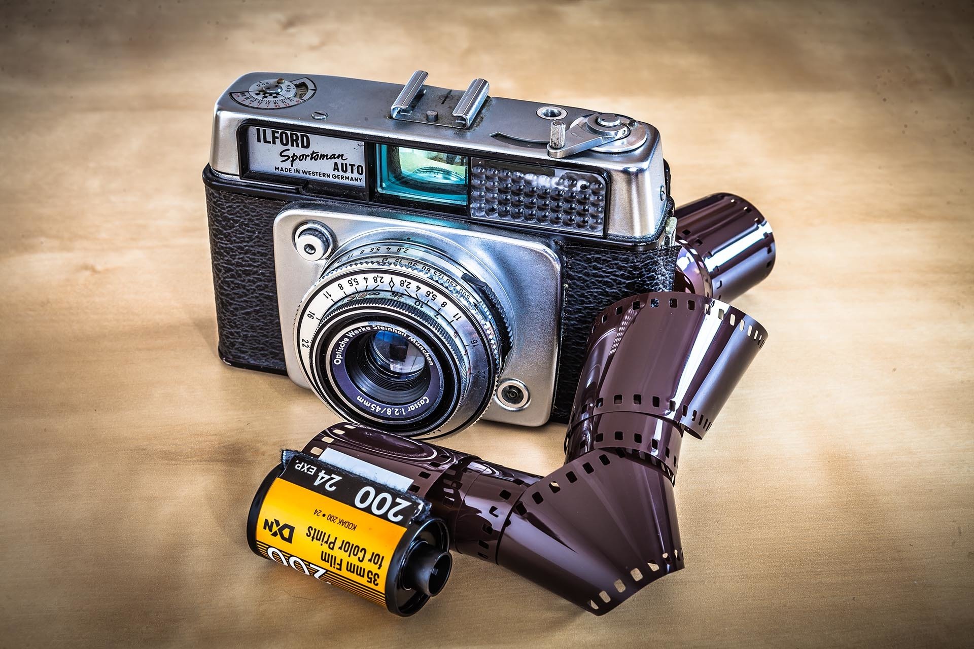 kamera ilford athlet linsen film