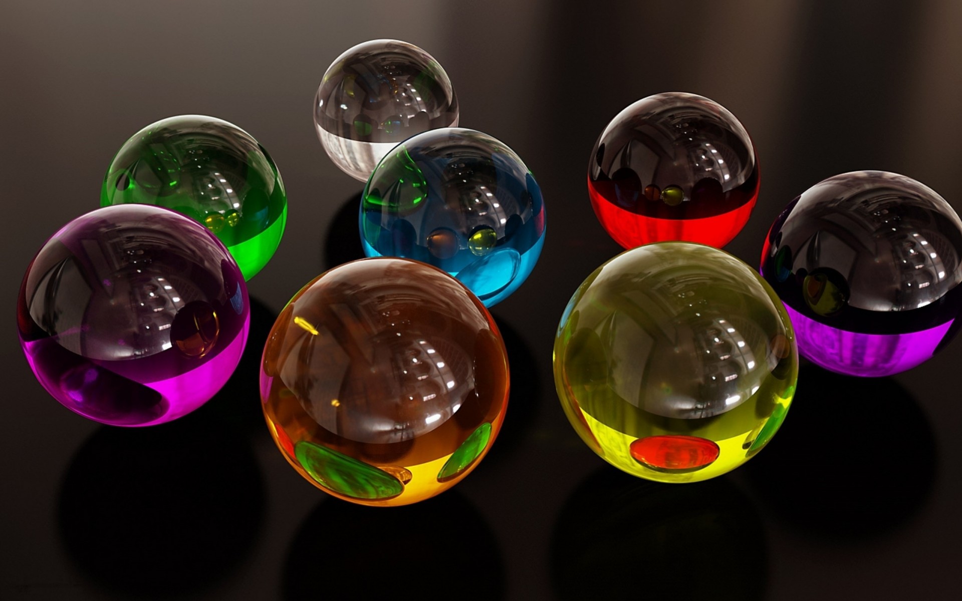 arte digital bolas 3d