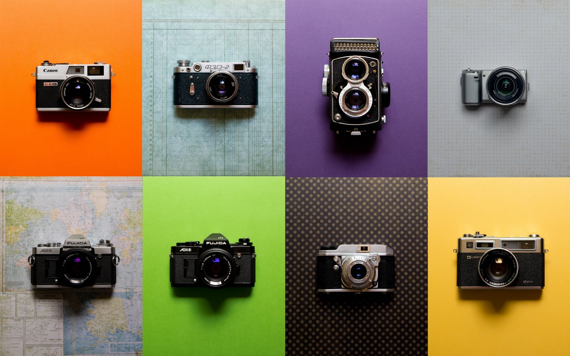 camera background close up