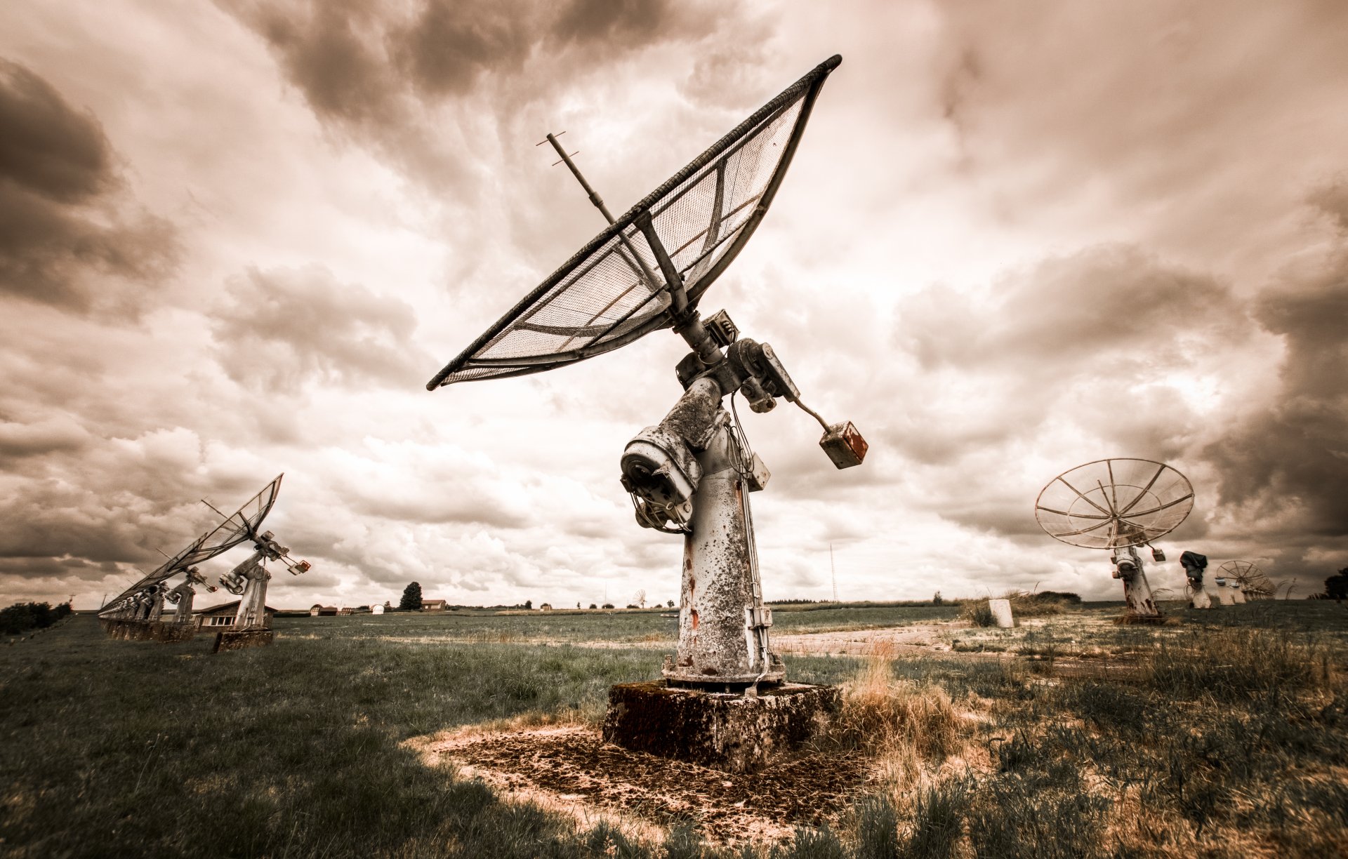 antena campo fondo