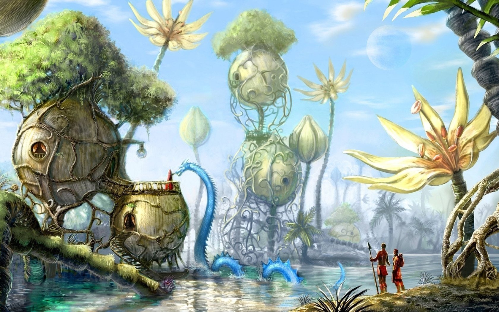 endroit fabuleux maisons rondes dragon