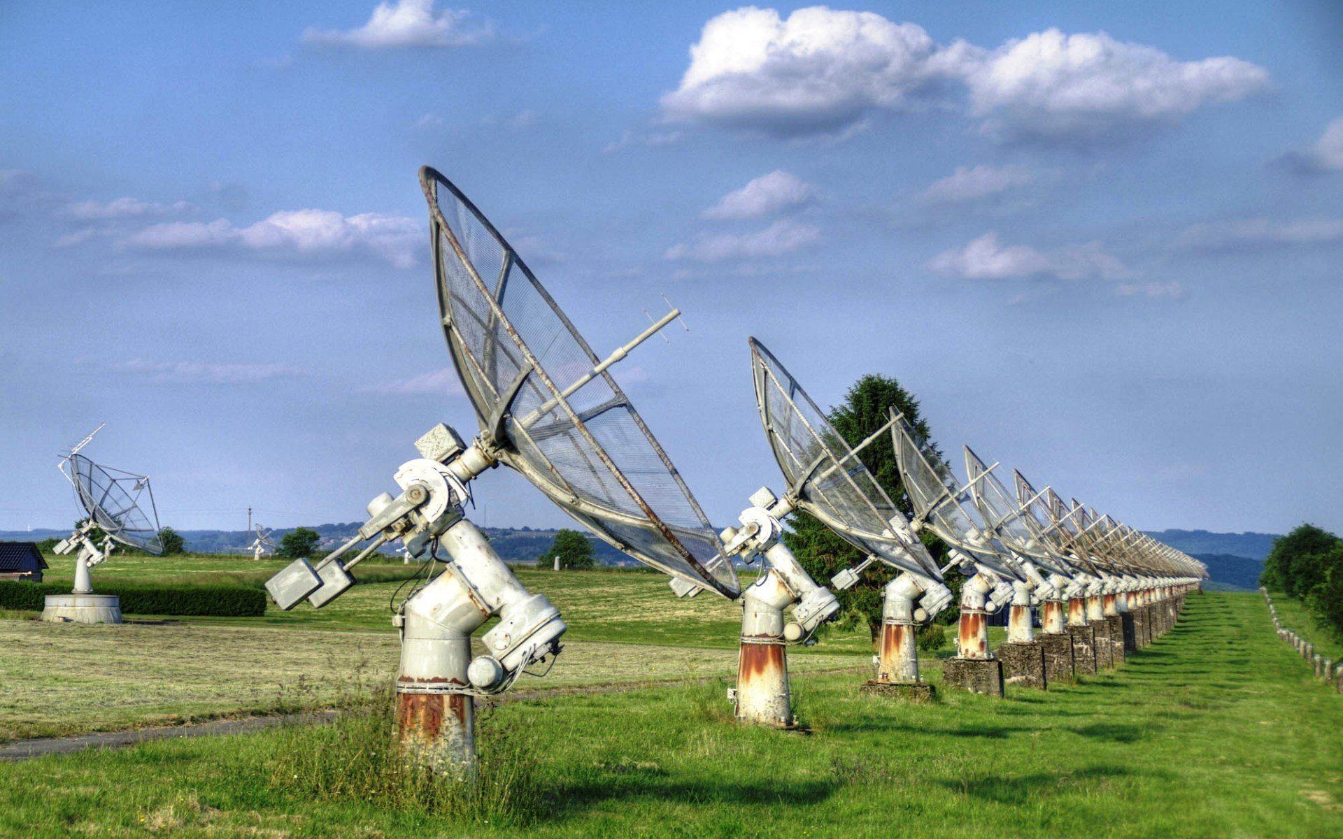 antennen feld hintergrund
