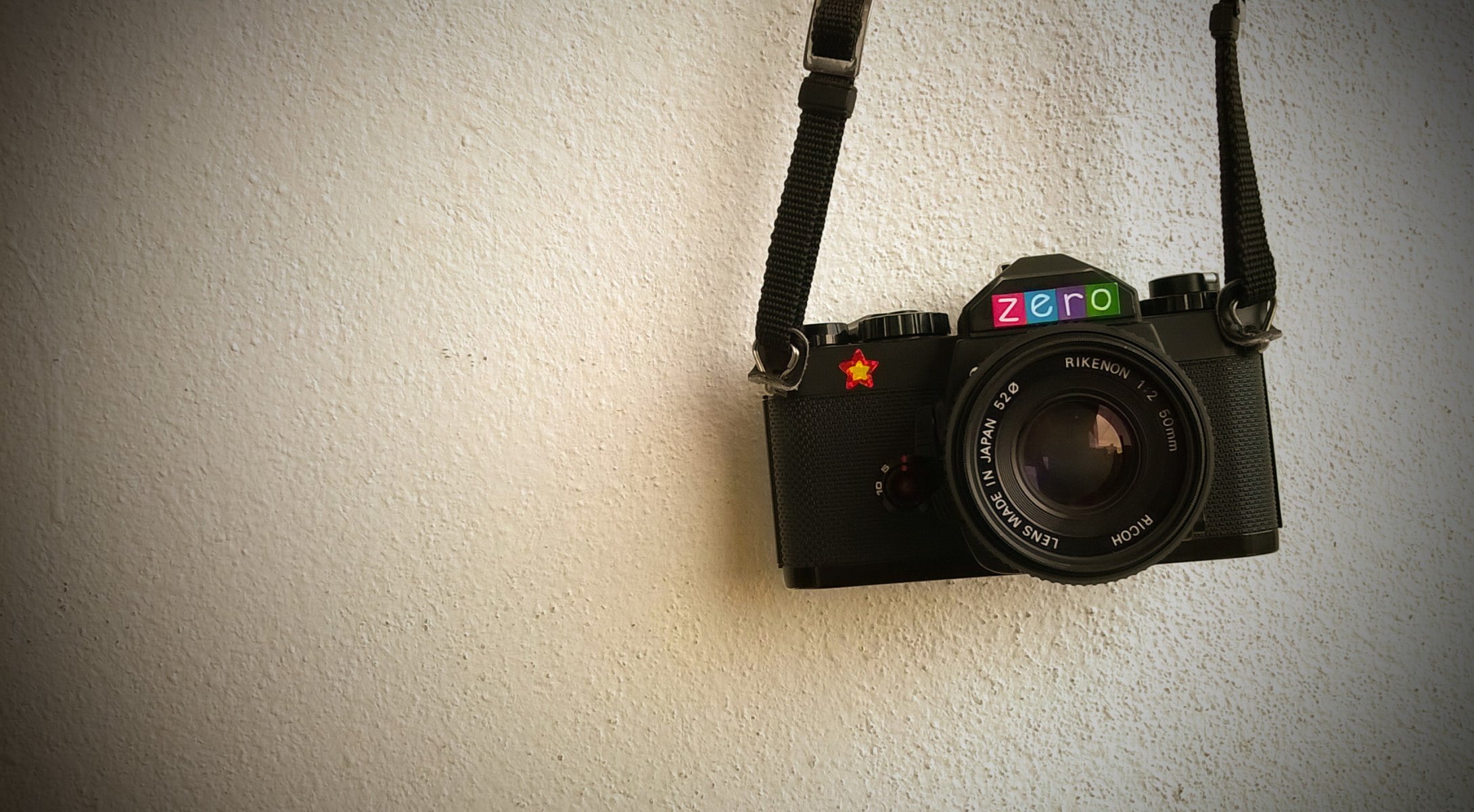 the camera background wall