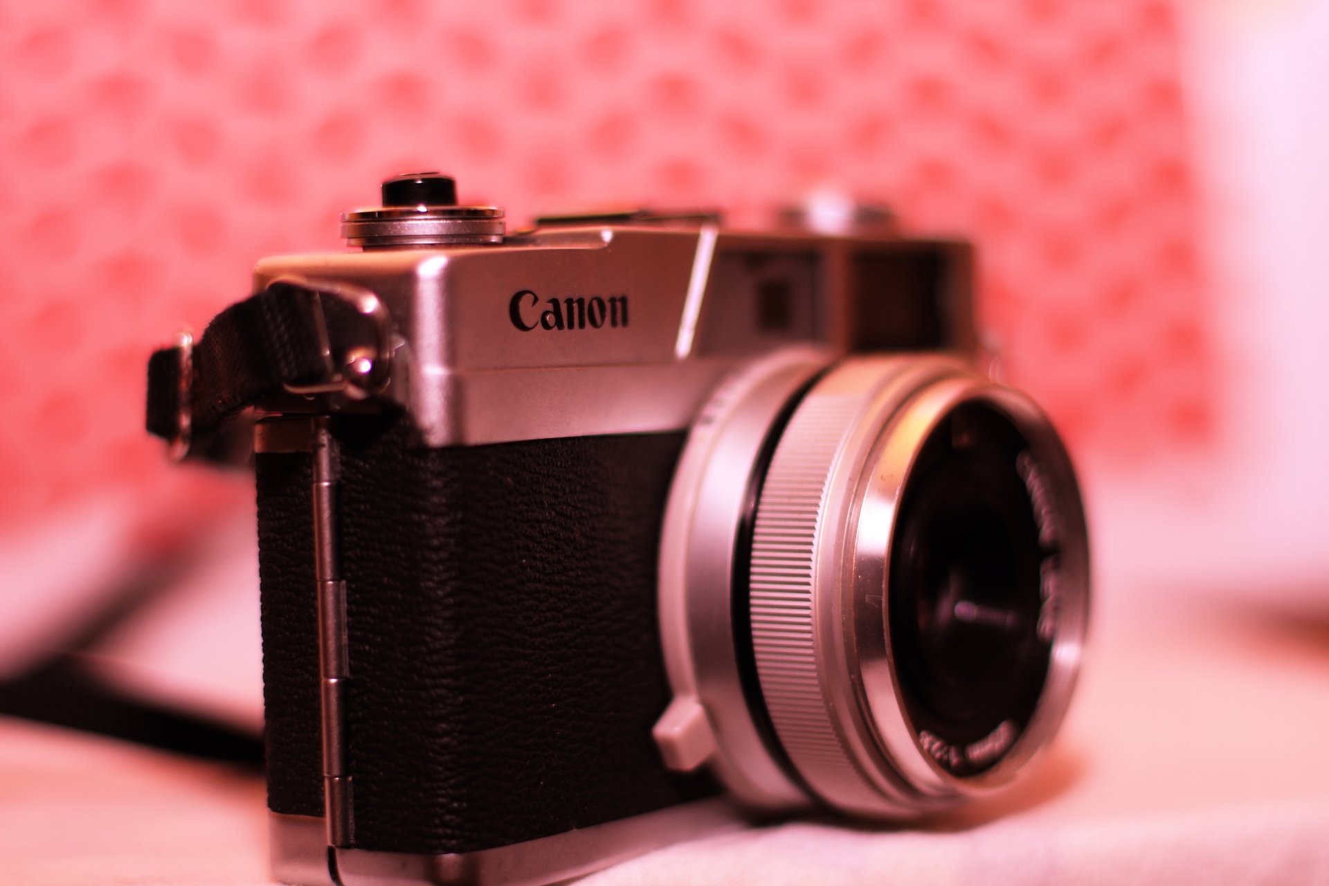 fotocamera sfondo macro