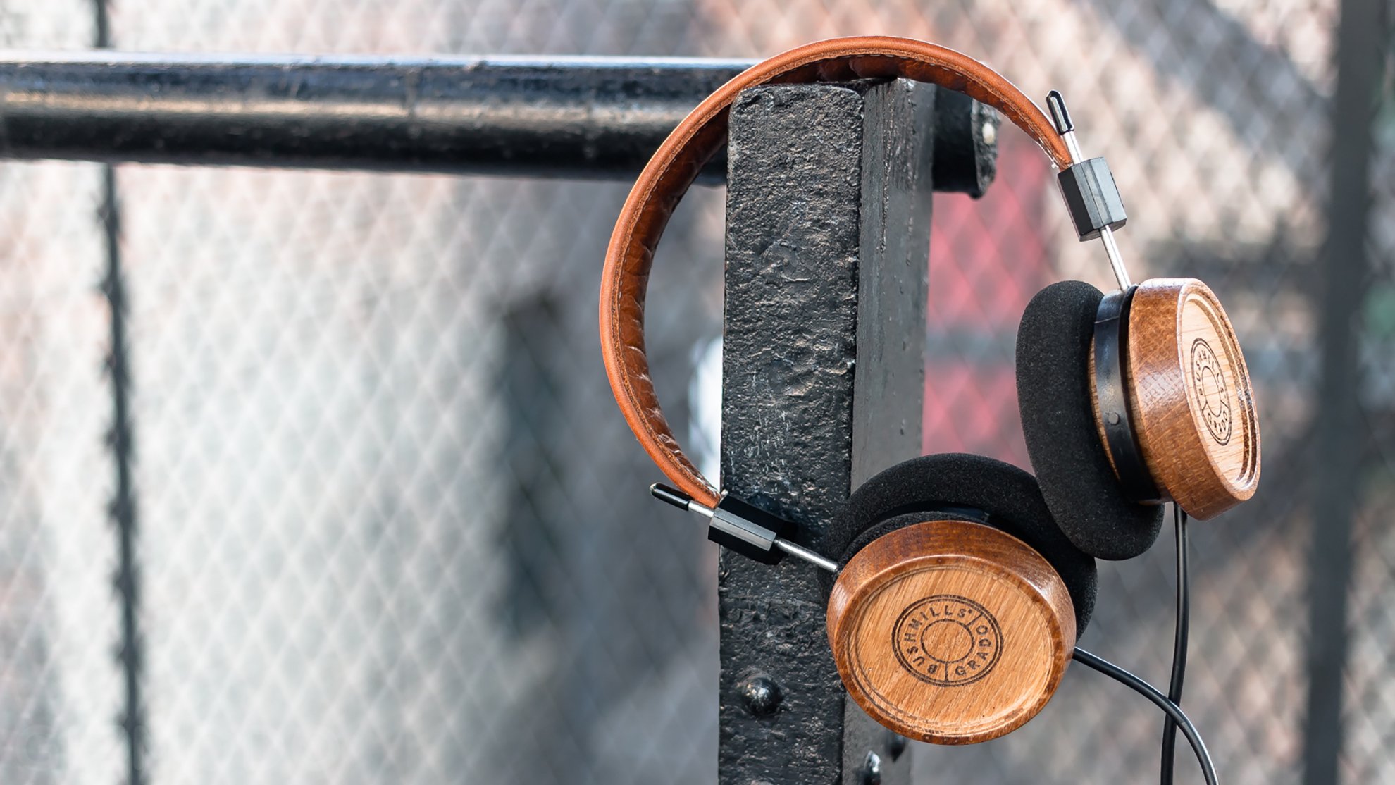 bushmills whiskey headphones elijah wood zach cowie grado labs wood black
