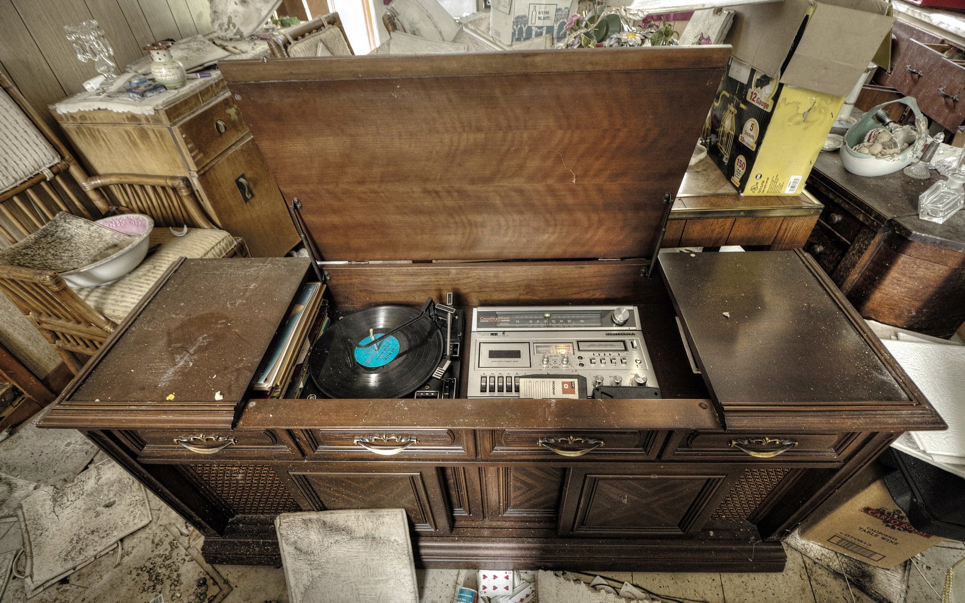 gramofon płyty muzyka