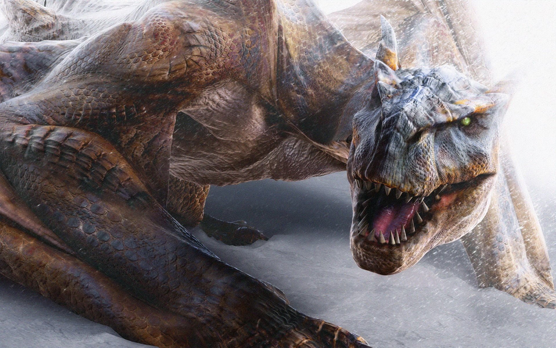 sandgraue farbe drache zähne