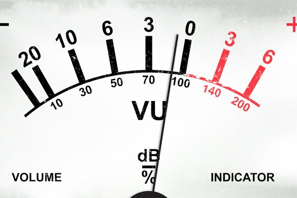 Indicatore del suono musicale con Freccia Nera