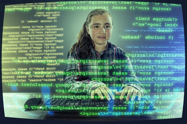 Moniteur d ordinateur avec texte pp