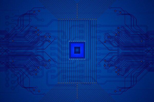 Minimalistic blue chip