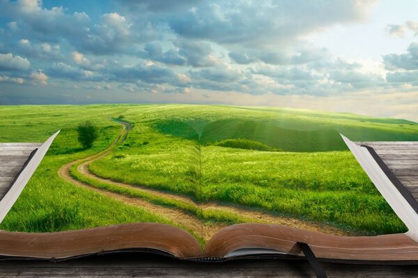 El paisaje como libro abierto