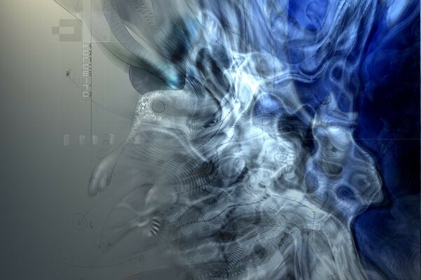 Something. An incomprehensible substance. The beauty of the incomprehensible