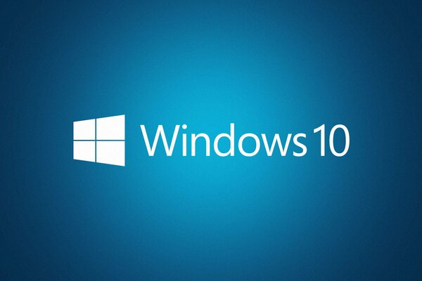 Логотип windows на синем фоне