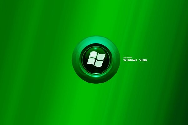 Das Windows Vista-Logo in Grün