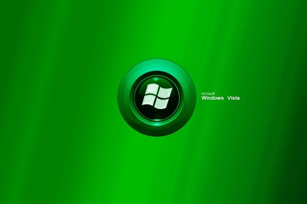 Logotipo de Windows Vista en verde