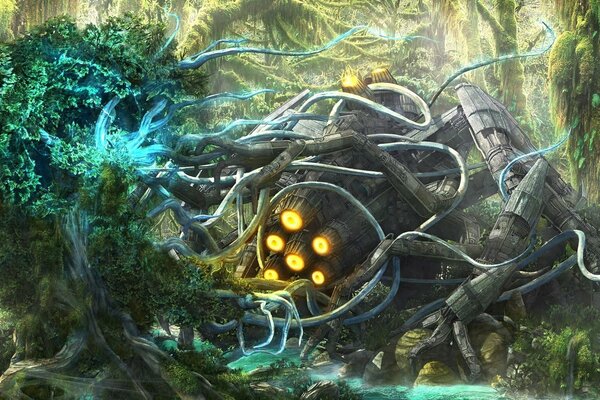 La lotta della natura con la tecnologia del futuro