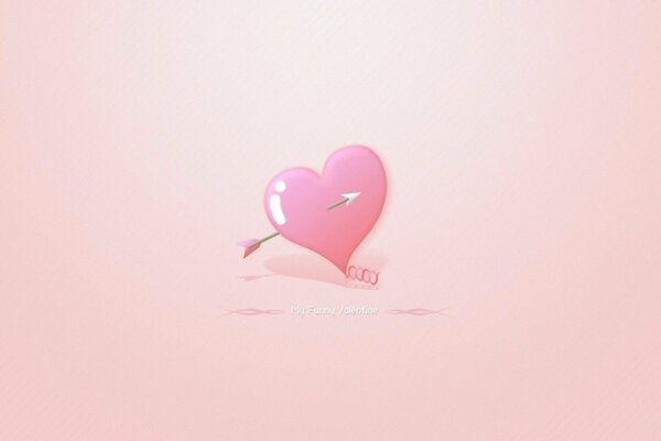 Cuore trafitto da una freccia