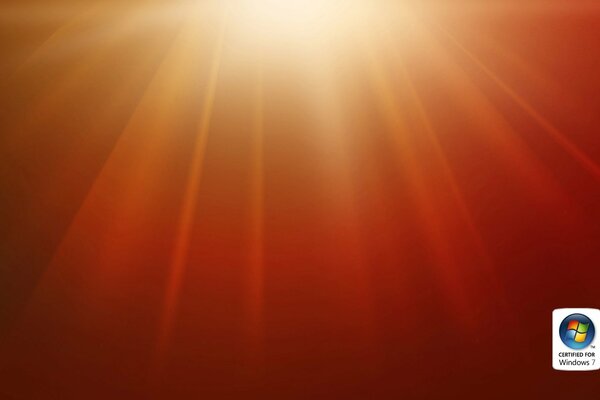 Sunshine avec le logo windows 7