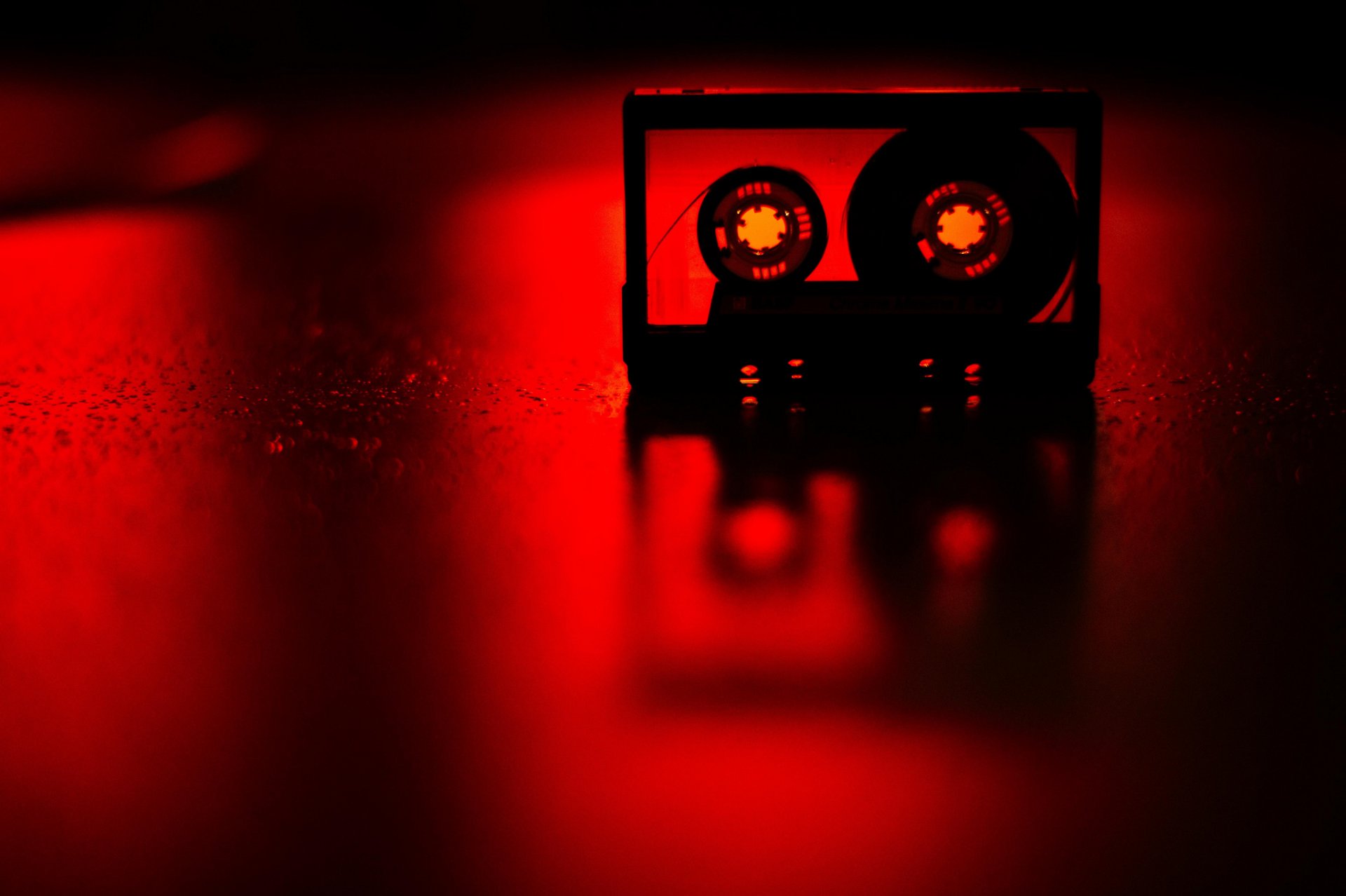 tape music background retro style