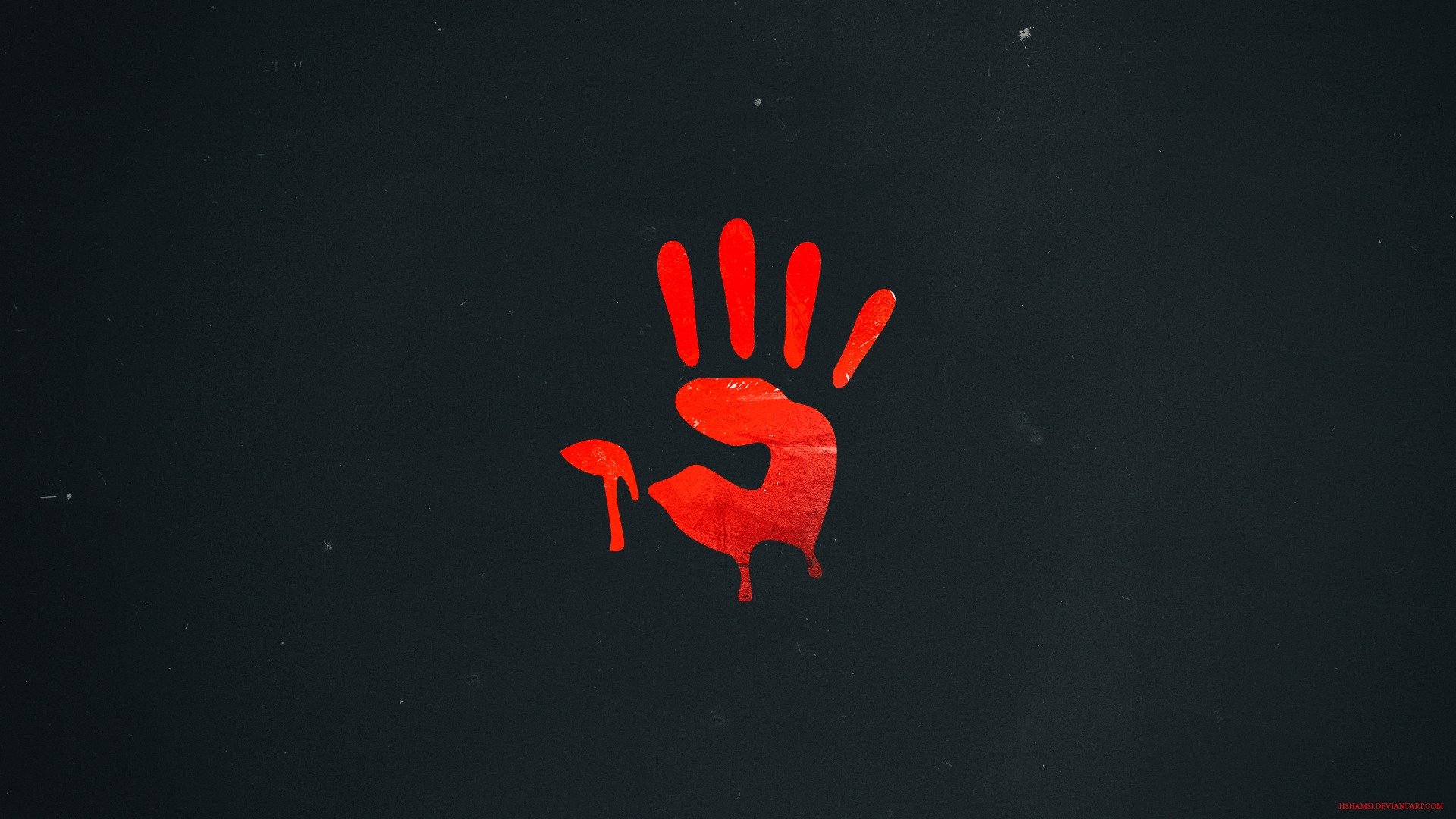 a4tech bloody red company hand mark style mouse