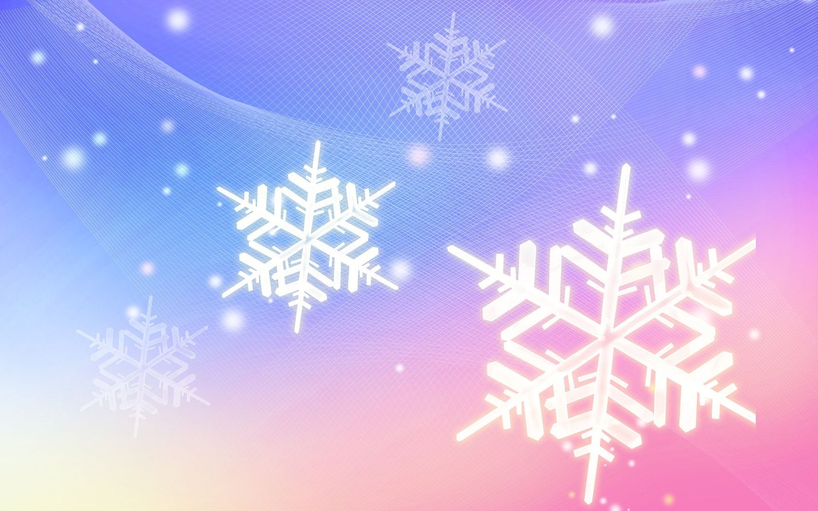 white snowflakes gradient pink blue texture snowflake