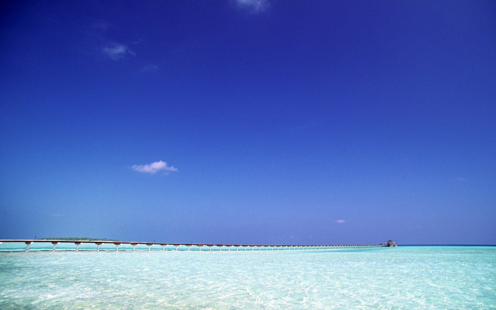 long way wooden jetty water the sky sea the ocean nature landscape blue lazur summer heat stay paradise cloud spaces pierce pier