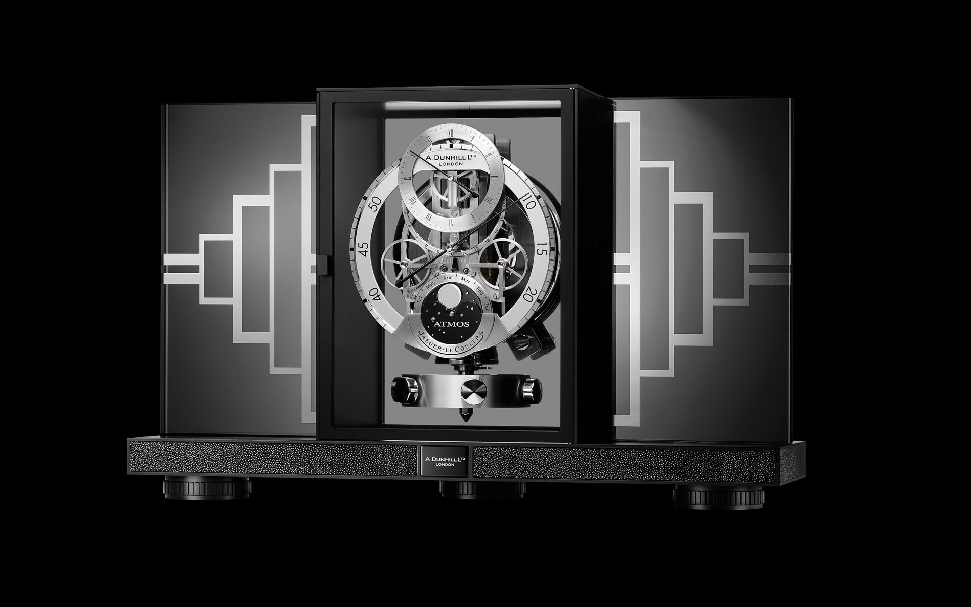 orologio art deco metallo design