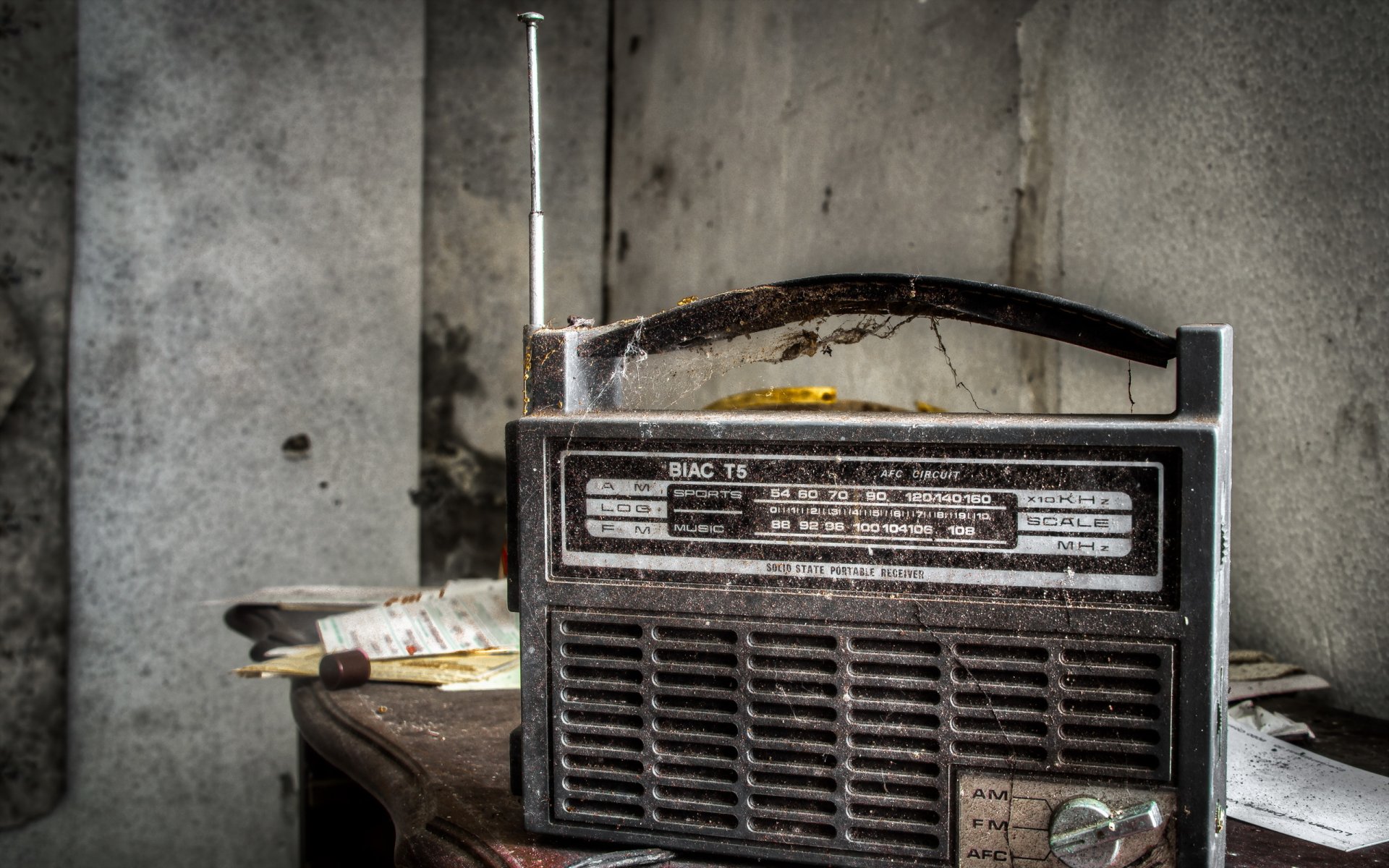 radio odbiornik tło