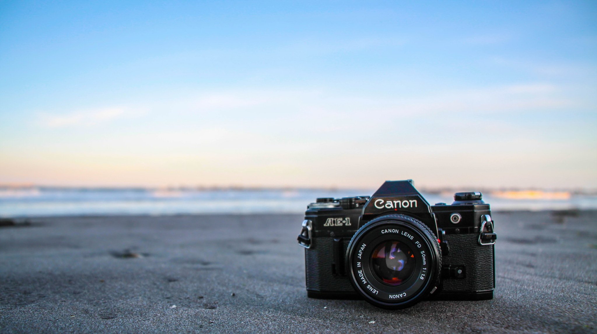 the camera close up background