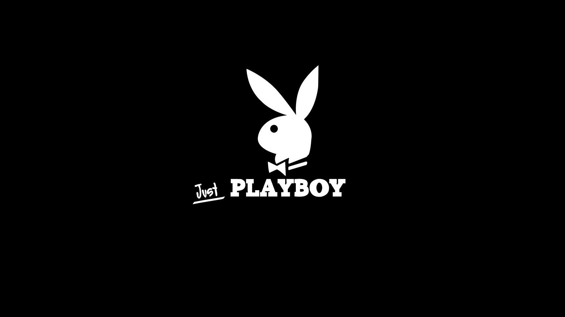 men s magazine bunny butterfly playboy black background emblem logo